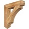 Ekena Millwork Imperial Arts & Crafts Rough Sawn Bracket, Western Red Cedar, 6"W x 32"D x 32"H BKT06X32X32IMP03RWR - alternate 1
